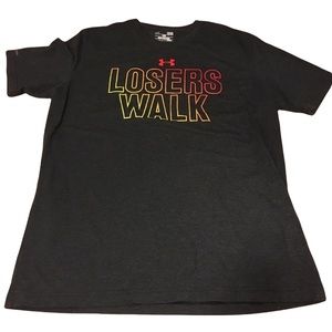 Under Armour shirt losers walk large